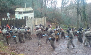  Acción de gotcha en el Fuerle 